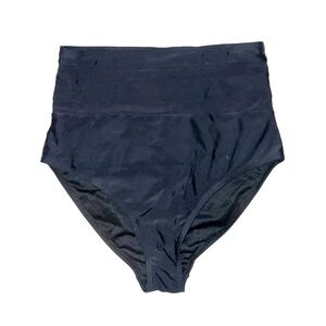 Micosuza New With Tags High Waisted Bikini Bottom Black Size 8 Swimwear